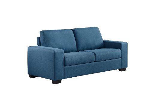 Zoilos Blue Fabric Futon