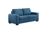 Zoilos Blue Fabric Futon