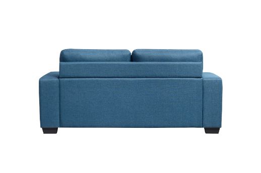 Zoilos Blue Fabric Futon