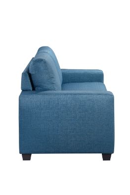 Zoilos Blue Fabric Futon