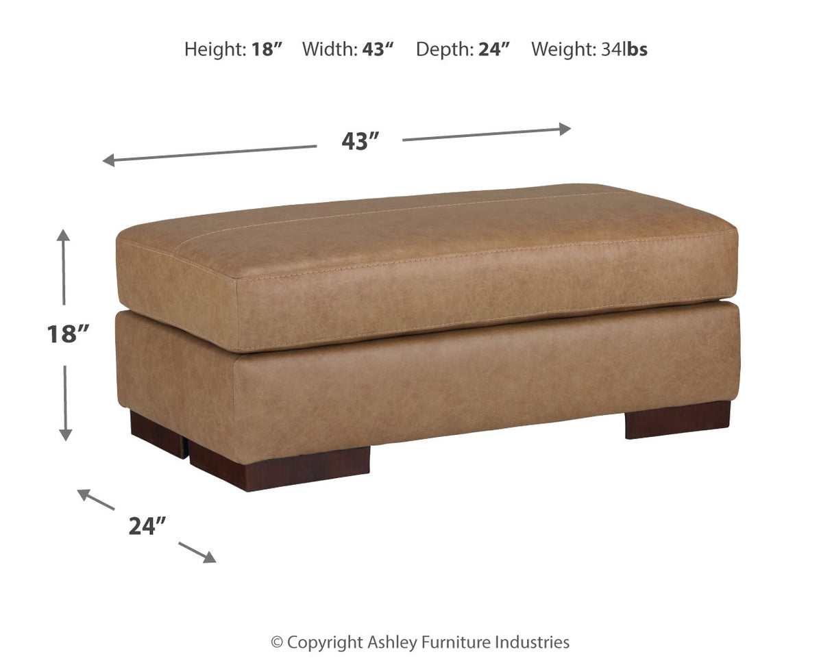 Lombardia Oversized Chair and Ottoman