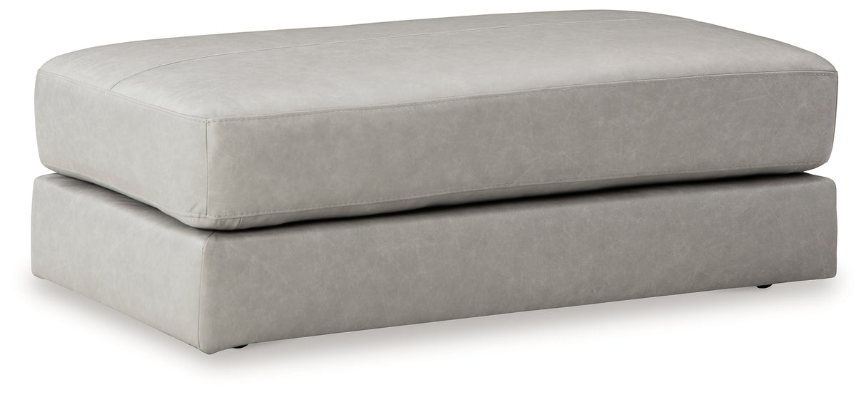 Amiata Glacier Oversized Accent Ottoman