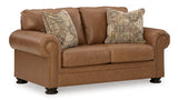 Carianna Caramel Loveseat