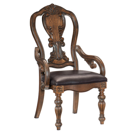 Bergen Dark Oak Arm Chair