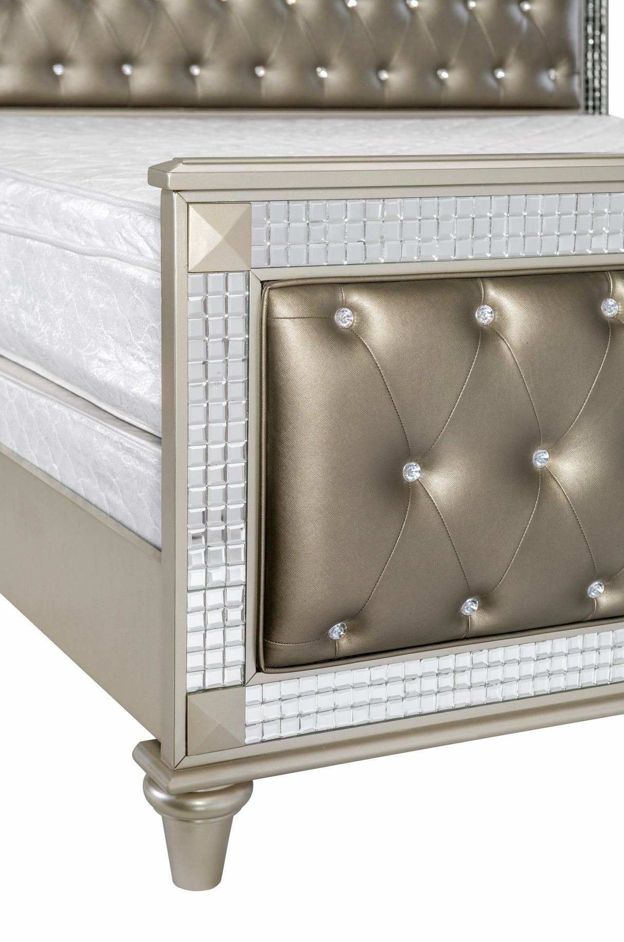 Juliette Champagne California King Bed