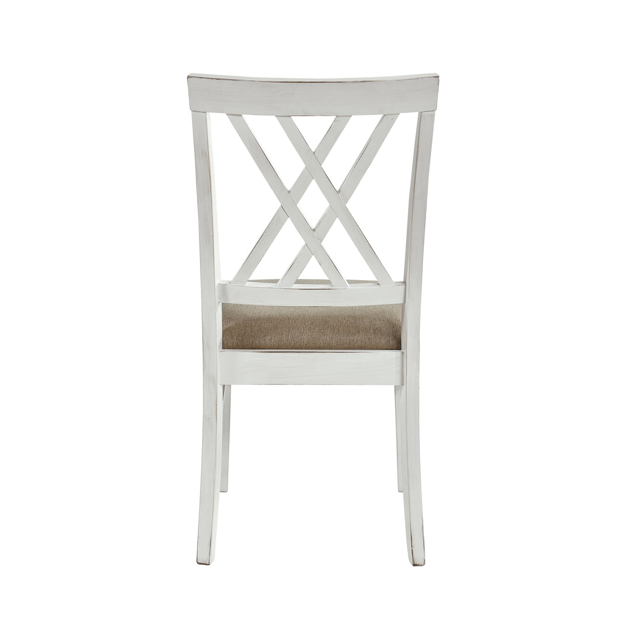 Brunson White/Oak Side Chair