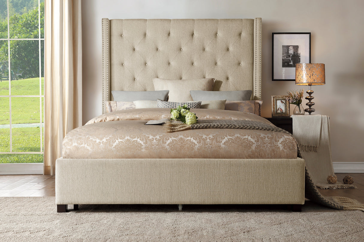 Fairborn Queen Platform Bed With Storage Footboard