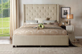 Fairborn Queen Platform Bed With Storage Footboard