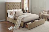 Fairborn Queen Platform Bed With Storage Footboard