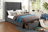 Fairborn Full Platform Bed With Storage Footboard