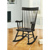 Arlo Black Finish Rocking Chair