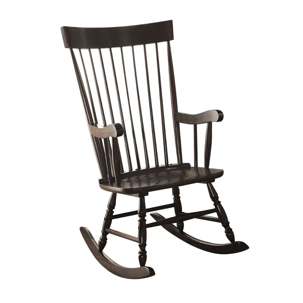 Arlo Black Finish Rocking Chair