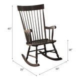 Arlo Black Finish Rocking Chair