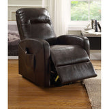 Kasia Espresso Synthetic Leather Recliner