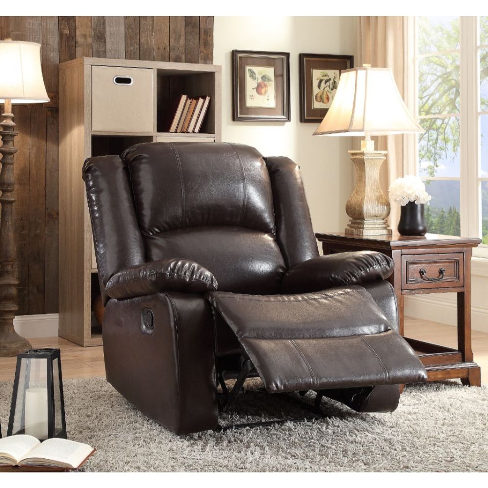 Vita Espresso Synthetic Leather Recliner