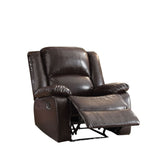 Vita Espresso Synthetic Leather Recliner