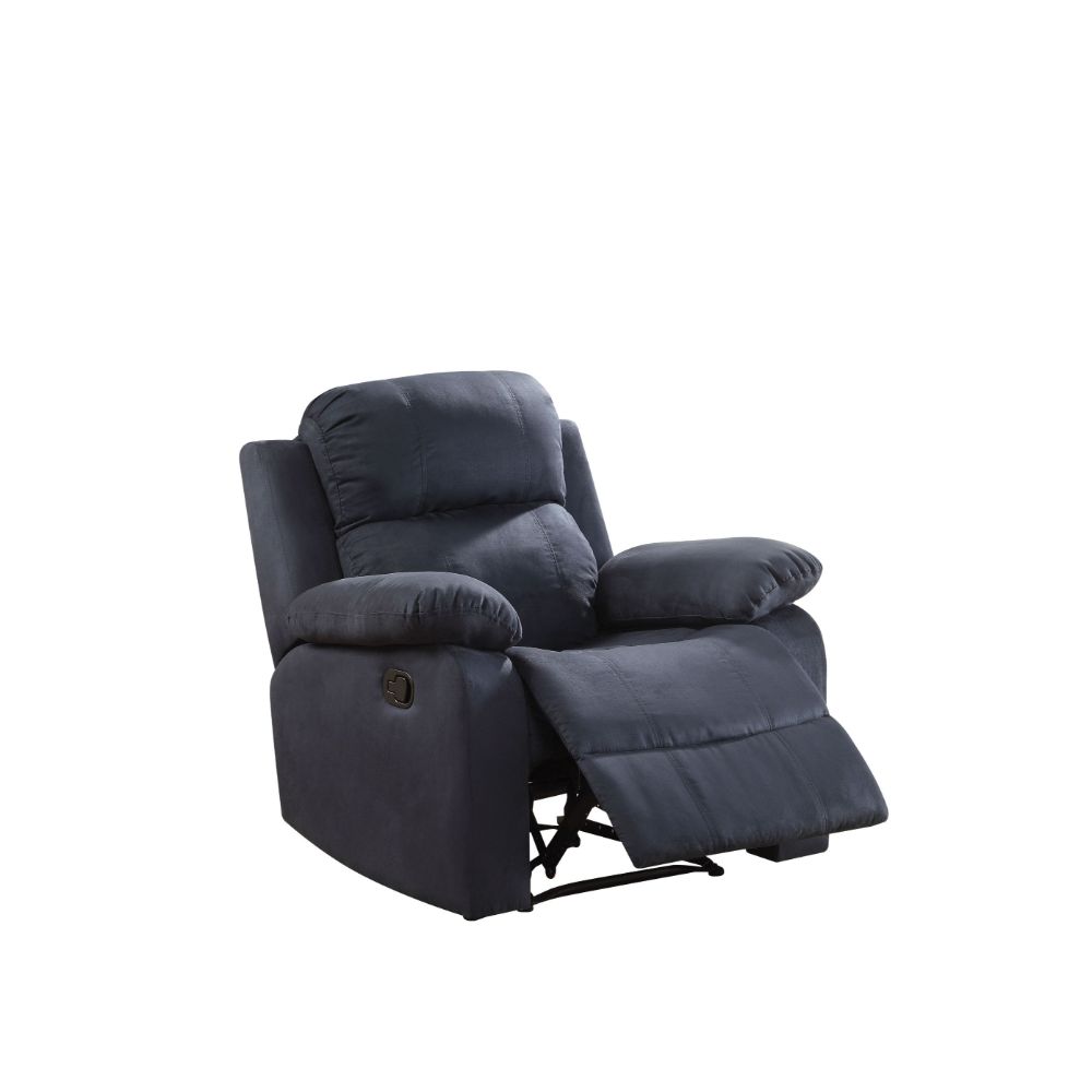 Parklon Blue Microfiber Recliner