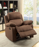 Parklon Chocolate Microfiber Recliner