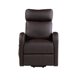 Ricardo Brown Synthetic Leather Recliner