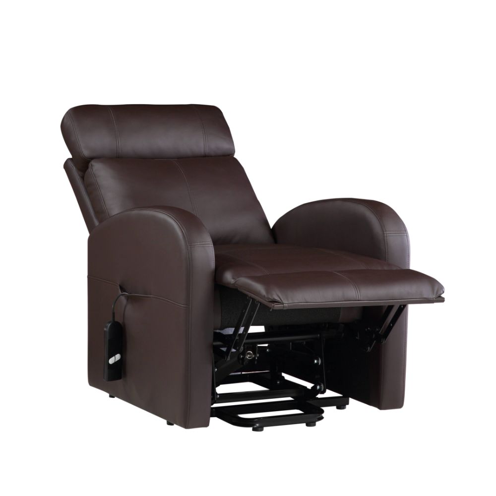 Ricardo Brown Synthetic Leather Recliner