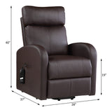 Ricardo Brown Synthetic Leather Recliner