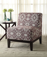 Hinte Pattern Fabric Accent Chair