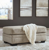 Stonemeade Taupe Sofa Chaise, Oversized Chair, And Ottoman