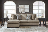 Stonemeade Taupe Sofa Chaise, Oversized Chair, And Ottoman