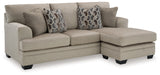 Stonemeade Taupe Sofa Chaise, Oversized Chair, And Ottoman