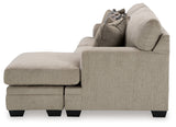 Stonemeade Taupe Sofa Chaise, Oversized Chair, And Ottoman