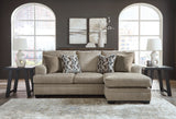 Stonemeade Taupe Sofa Chaise, Oversized Chair, And Ottoman