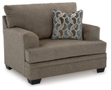 Stonemeade Sofa Chaise, Oversized Chair and Ottoman