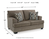 Stonemeade Sofa Chaise and Loveseat