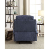 Rosia Blue Velvet Recliner