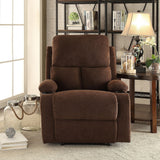 Rosia Chocolate Velvet Recliner