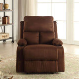 Rosia Chocolate Microfiber Recliner