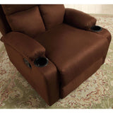 Rosia Chocolate Microfiber Recliner