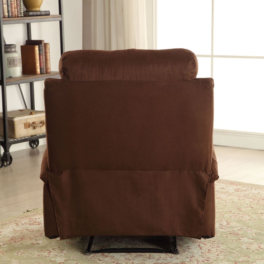 Rosia Chocolate Microfiber Recliner