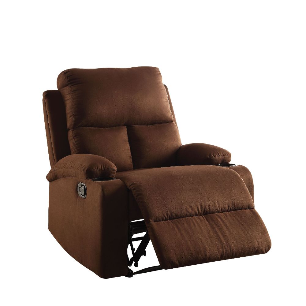 Rosia Chocolate Microfiber Recliner