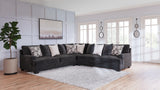 Lavernett 3-Piece Sectional and Oversized Ottoman