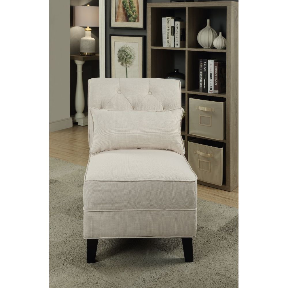 Susanna Cream Linen Accent Chair