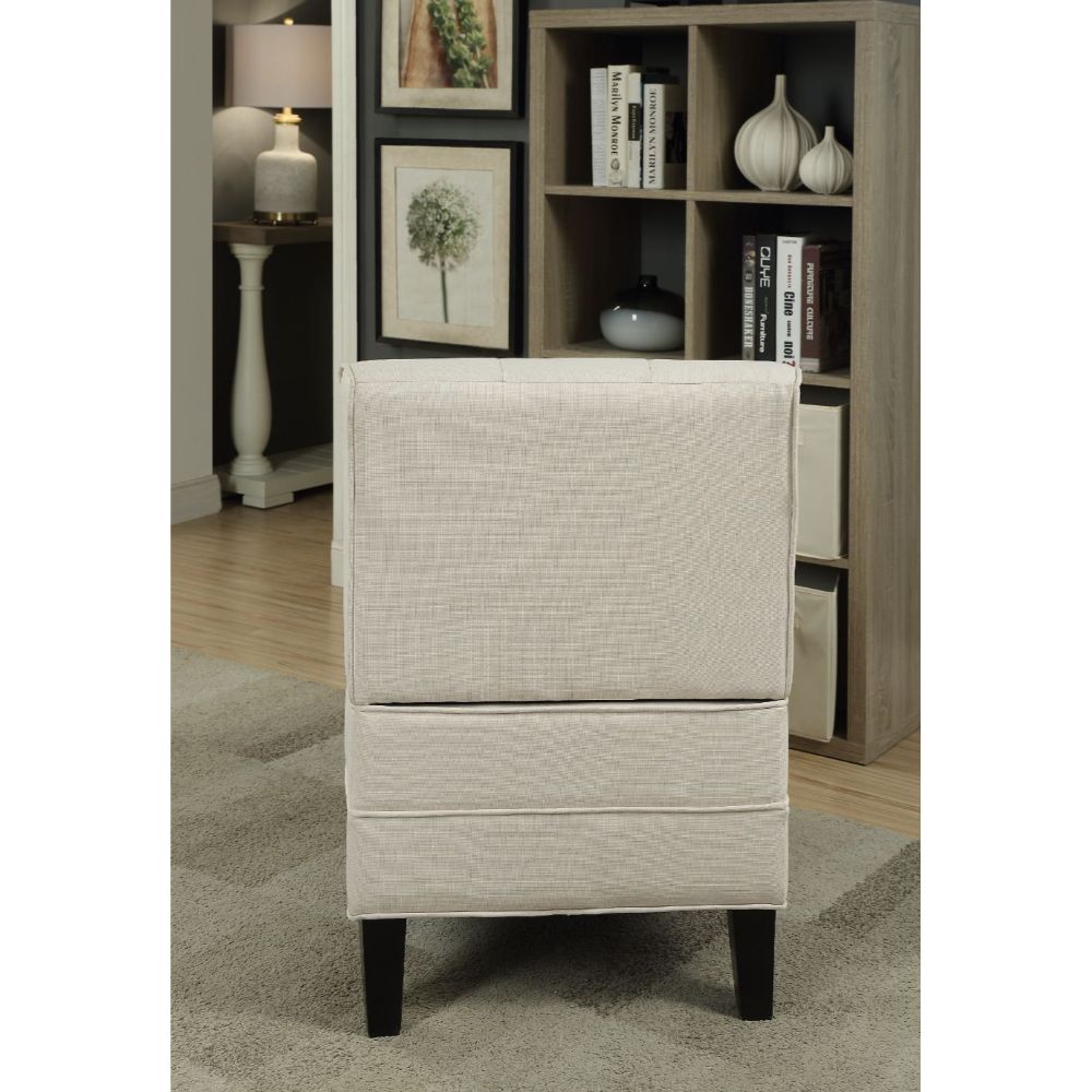 Susanna Cream Linen Accent Chair