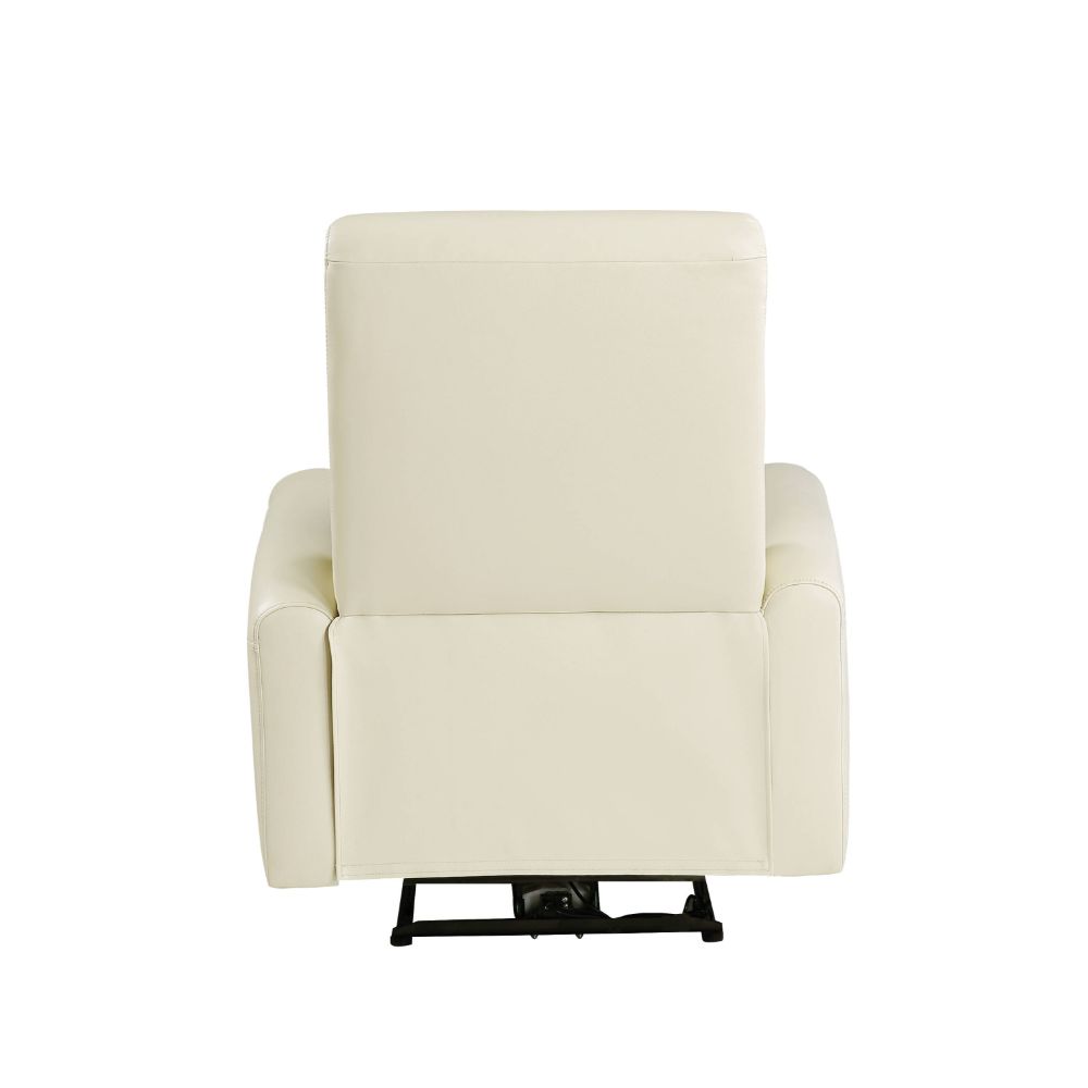 Blane Beige Top Grain Leather Match Recliner