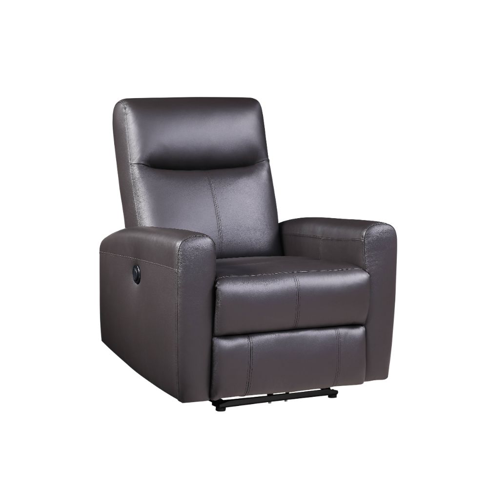 Blane Brown Top Grain Leather Match Recliner