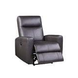 Blane Brown Top Grain Leather Match Recliner