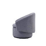 Joyner Pebble Gray Linen Accent Chair