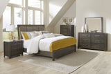 Scarlett Brownish Gray California King Bed