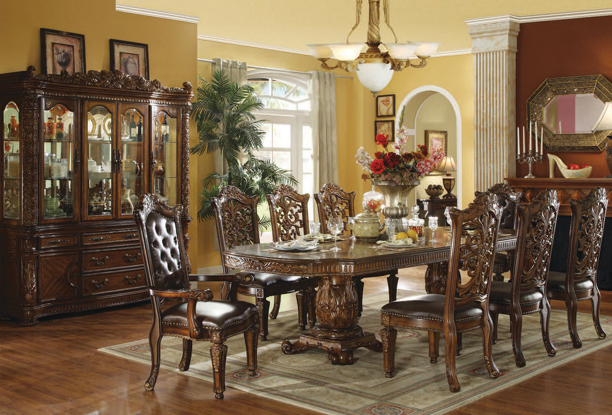 Vendome Double Pedestal Dining Set (Cherry)