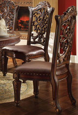 Vendome Cherry 60&quot; Round Pedestal Dining Room Set