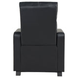 Toohey Black Upholstered Tufted Recliner Living Room Set